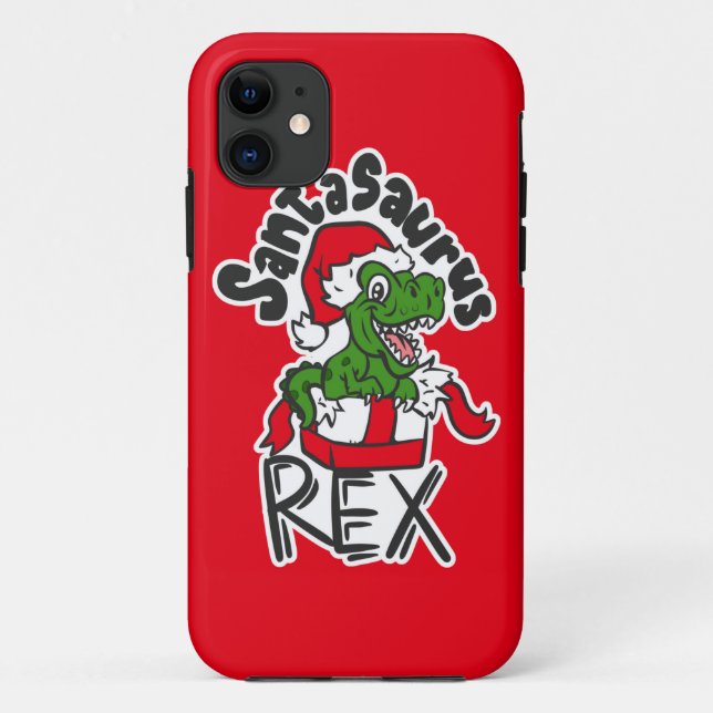 Coques Case-Mate iPhone Santasaurus (Dos)