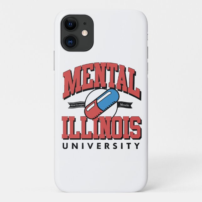 Coques Case-Mate iPhone Santé mentale drôle (Dos)