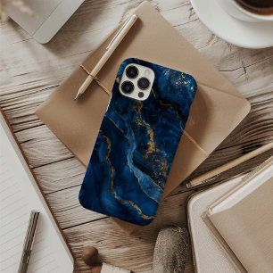 Coque Pour iPhone 16 Saphir Velours Luxe Bleu Saphir Profond