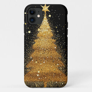 Case-Mate iPhone Case Sapin de Noël doré