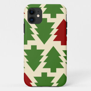 Coque iPhone 11 Sapins de Noël Motif de Fêtes