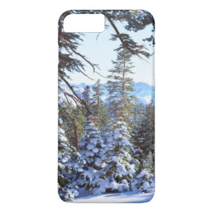 Coque Case-Mate Pour iPhone Sapins rouges enneigés dans la High Sierra 2