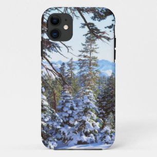 Coque Case-Mate iPhone Sapins rouges enneigés dans la High Sierra 2