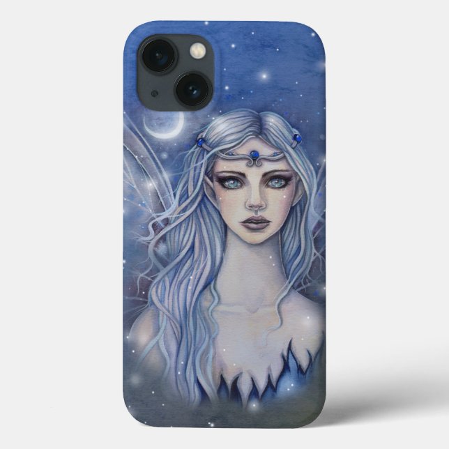 Coques Case-Mate iPhone Sapphire Fairy Mystical Imaginaire Art (Verso)