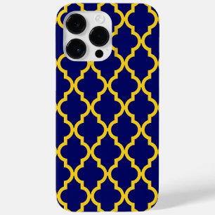 Coque Case-Mate iPhone Sapphire Sun : Bleu & Jaune Boho Elégance marocain