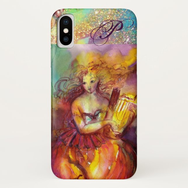 COQUES Case-Mate iPhone SAPPHO, DANSE, MUSIQUE ET MONOGRAMME DE LA POÉSIE (Dos)