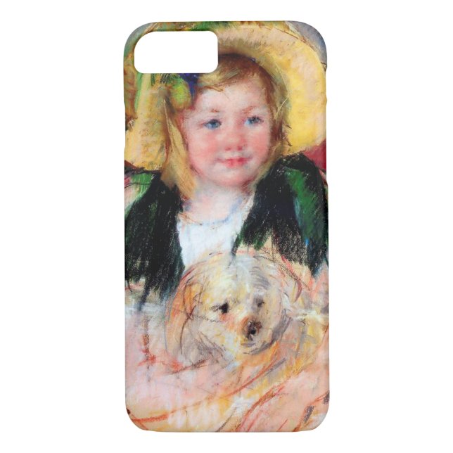 Coques Case-Mate iPhone Sara avec son chien, Cassatt (Dos)