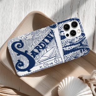 Coque Pour iPhone 16 Sardines Poisson Étanché Poisson Coeur