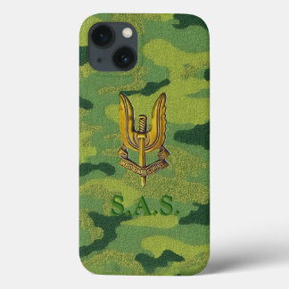 iPhone 13 Coque SAS Woodland-Camouflage Tough Phone