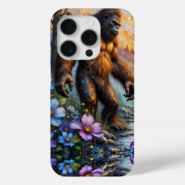 Coques Case-Mate iPhone Sasquatch dans la vallée de Floral Mountain (Verso)