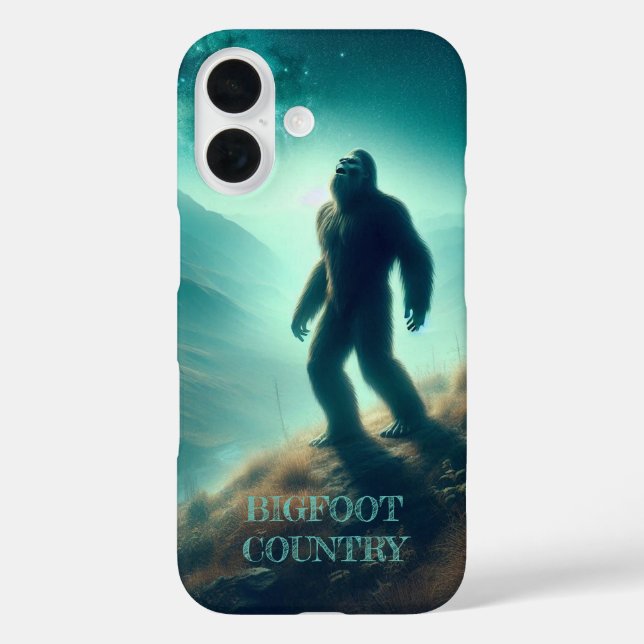 Coques Case-Mate iPhone Sasquatch hurlant à la lune (Verso)