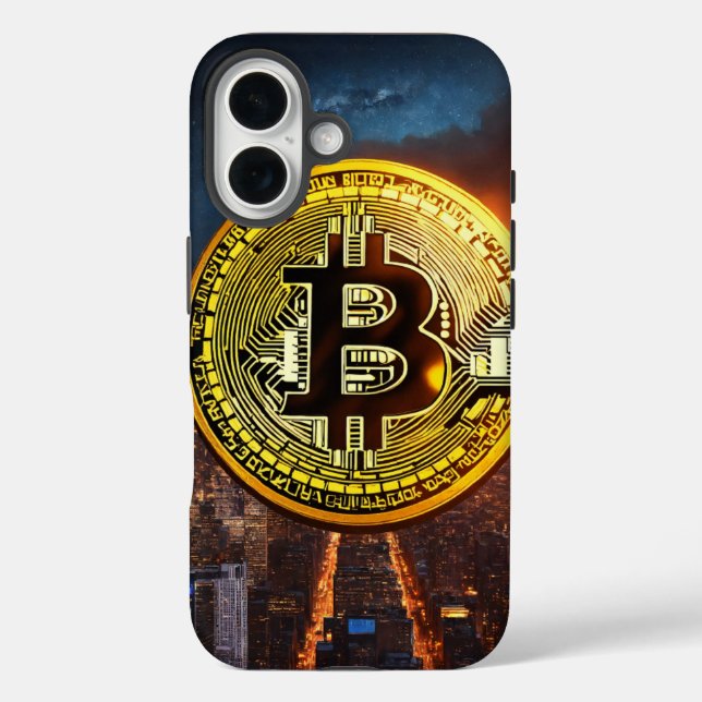 Coques Case-Mate iPhone Sats De Pile : Couverture Téléphonique Bitcoin (Verso)
