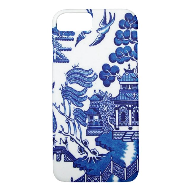 Coques Case-Mate iPhone Saule bleu vintage (Dos)