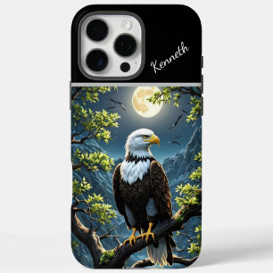 Coque iPhone 16 Pro Max Saule nocturne avec aigle