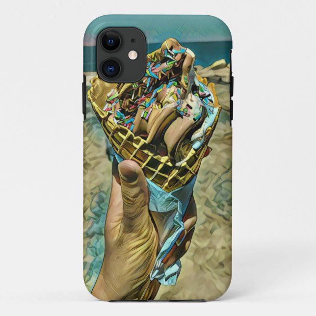 Coques Case-Mate iPhone Saupoudrer de crème glacée (Dos)