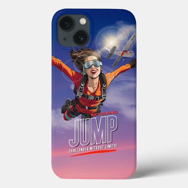 Coques Case-Mate iPhone Saut en parachute - Ressentez la liberté au-dessus (Verso)