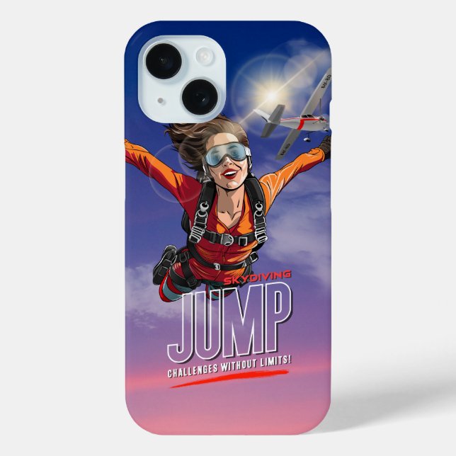 Coques Case-Mate iPhone Saut en parachute - Ressentez la liberté au-dessus (Verso)