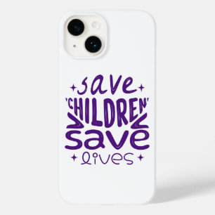 Coque Case-Mate iPhone Sauver les enfants, sauver des vies