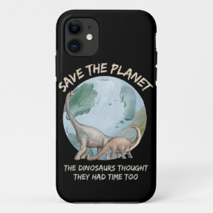 Case-Mate iPhone CASE SAUVEZ LA PLANÈTE, LES DINOSAURS PENSAIENT QU'ILS