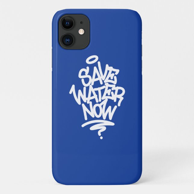 Coques Case-Mate iPhone Sauvez l'eau maintenant (Dos)