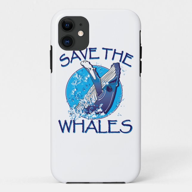 Coques Case-Mate iPhone Sauvez les baleines (Dos)