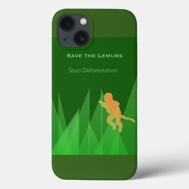 Coques Case-Mate iPhone Save the Lemurs (Verso)
