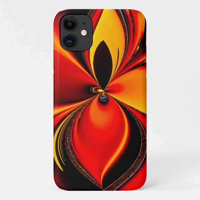 Coques Case-Mate iPhone Saveur d'agrumes orange et noir (Dos)