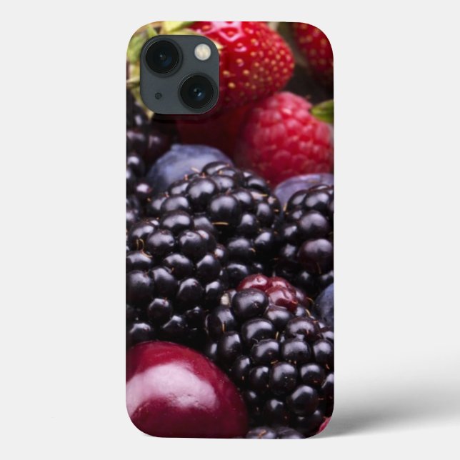 Coques Case-Mate iPhone Savoureux Fruits D'Été Sur Une Table En Bois (Verso)
