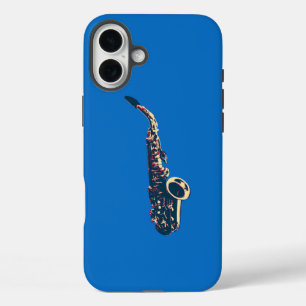 Coque Pour iPhone 16 Plus Saxophone