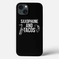 Saxophone Et Tacos Funny Taco Band