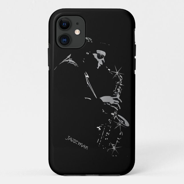 Coques Case-Mate iPhone Saxophone Jazz Player Art Design (Dos)