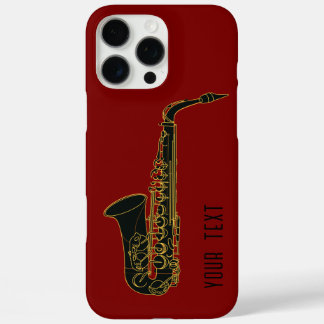 Coque iPhone 16 Pro Max Saxophone - Personnalisable