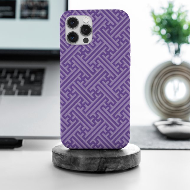 Coques Case-Mate iPhone Sayagata motif, japonais, violet et rose (Créateur téléchargé)