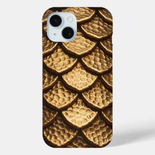 Coque Case-Mate iPhone Scales de dragon métal doré