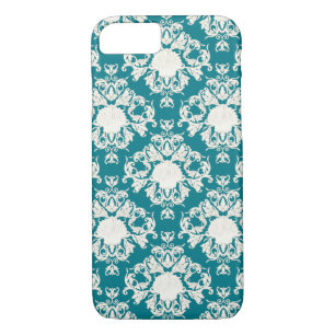 Coque iPhone 8/7 Scallop Seashell été océan Damask Beach Motif
