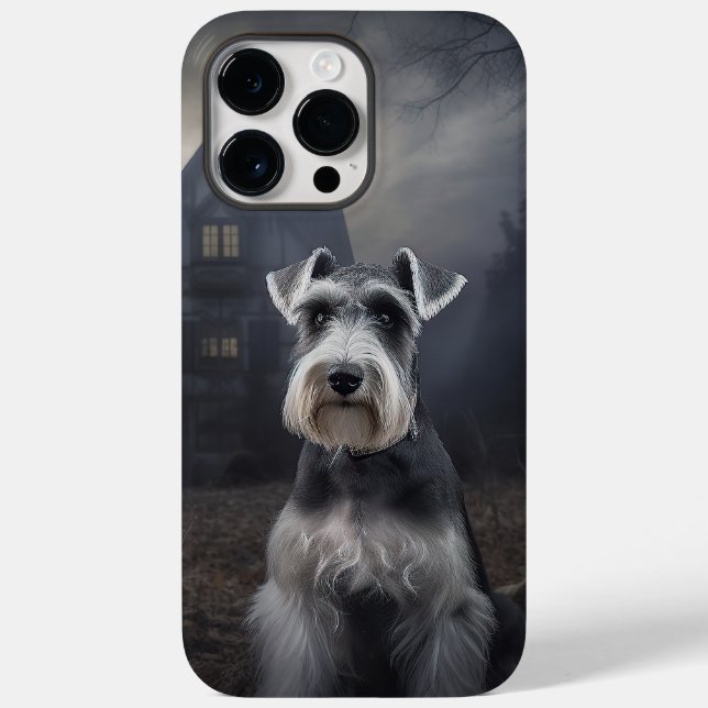 Coques Case-Mate iPhone Scandale d'Halloween Schnauzer Miniature (Verso)