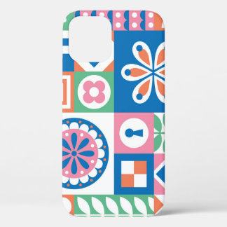Case-Mate iPhone Case Scandinave Folk Floral Abstrait Motif
