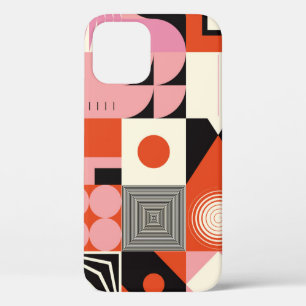 Case-Mate iPhone Case Scandinave géométrique : Motif d'oeuvres colorées
