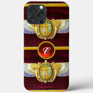 Case-Mate iPhone CASE SCARABE À FEU ÉGYPTIENNE ANTIQUE /BOÎTE À DENRÉES