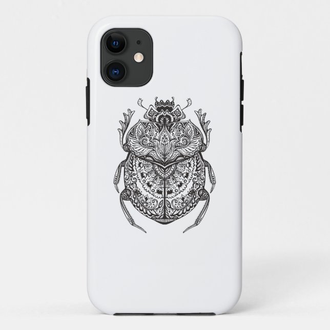 Coques Case-Mate iPhone Scarabée africain Zendoodle (Dos)