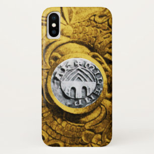 Coque Case-Mate Pour iPhone SCEAU DES CHEVALIERS MODÈLE or jaune