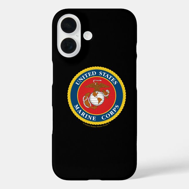 Coques Case-Mate iPhone Sceau du Corps des Marines - plat (Verso)
