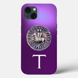 Case-Mate iPhone Case SCEAU DU MODÈLE DE CHEVALIERS MONOGRAMME Violet