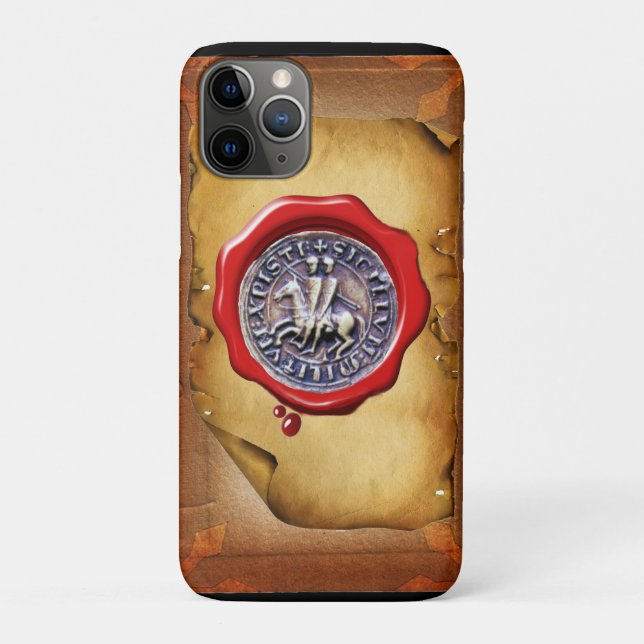 Coques Case-Mate iPhone SCEAU DU MODÈLE DE CHEVALIERS Parchemin de cire (Dos)