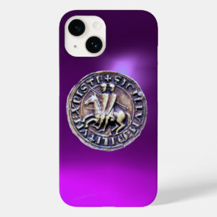 Coques Pour iPhone SCEAU DU MODÈLE DE CHEVALIERS violet