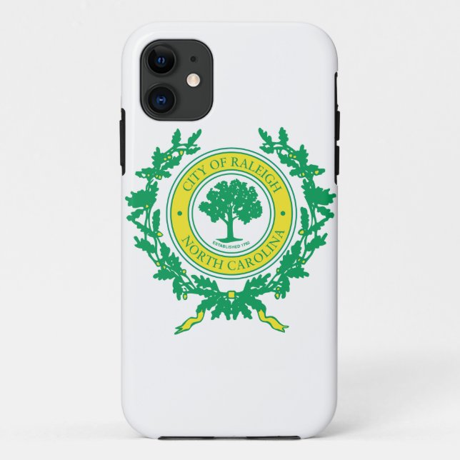 Coques Case-Mate iPhone Sceau Raleigh, Caroline du Nord (Dos)