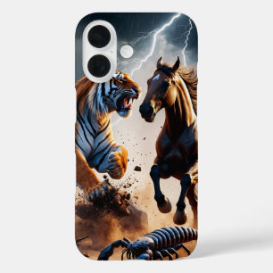 Coque Pour iPhone 16 Scène de bataille épique