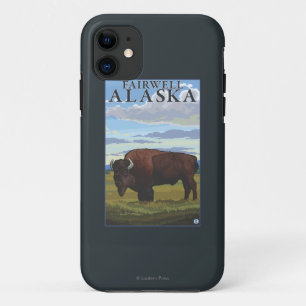 Coque Case-Mate Pour iPhone Scène de bison - Fairwell, Alaska