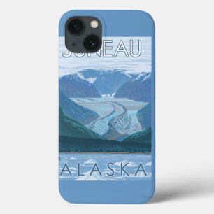 Etui iPhone 13 Scène de glacier - Juneau, Alaska
