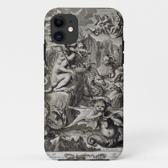 Coques Case-Mate iPhone Scène de l'enfer, illustration de partie Cha du (Dos)